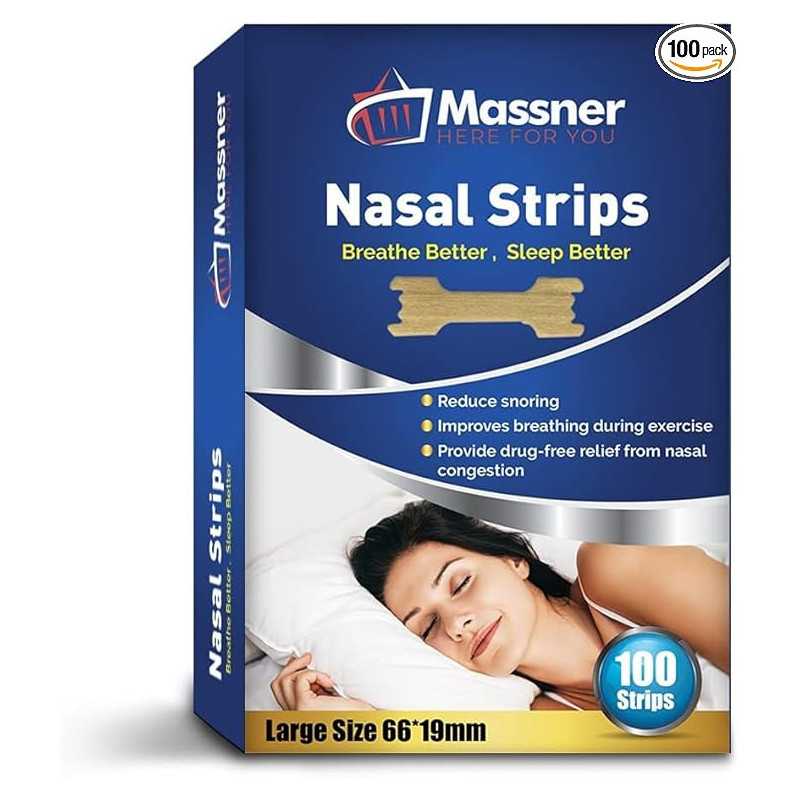 Bandelettes nasales Massner de Taille Moyenne par Paquet 100 66x19mm