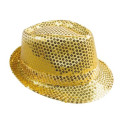 Chapeau Borsalino à Sequins Adulte - Déguisement Jour de l'An Adulte The Duck