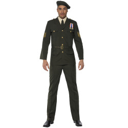 D√©guisement officier militaire homme  