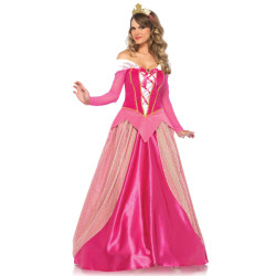 D√©guisement princesse rose luxe femme  