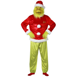 D√©guisement complet le Grinch adulte  