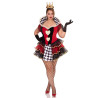 D√©guisement reine de c?ur sexy grande taille femme  