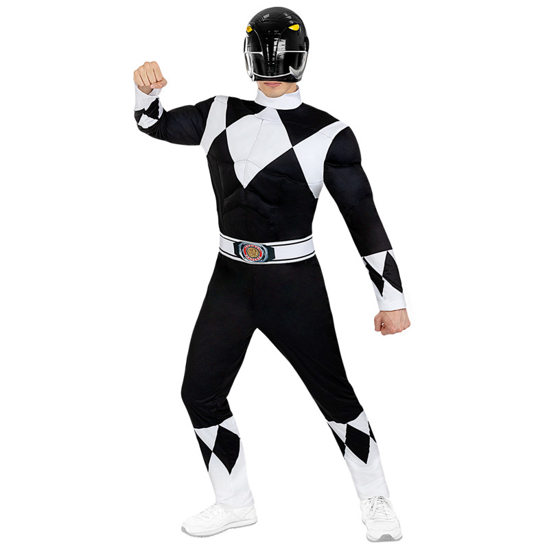 D√©guisement Power Ranger noir adulte  