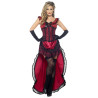 D√©guisement danseuse saloon sexy rouge femme  