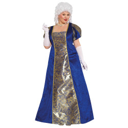 D√©guisement marquise bleue femme  