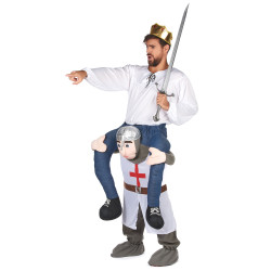 D√©guisement √† dos de chevalier adulte  