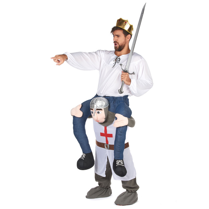 D√©guisement √† dos de chevalier adulte  