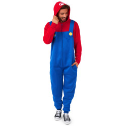 Combinaison Mario adulte  