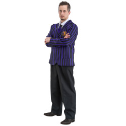 D√©guisement uniforme scolaire Nevermore Wednesday homme  