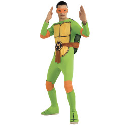 D√©guisement Michelangelo Tortues Ninja classique adulte  