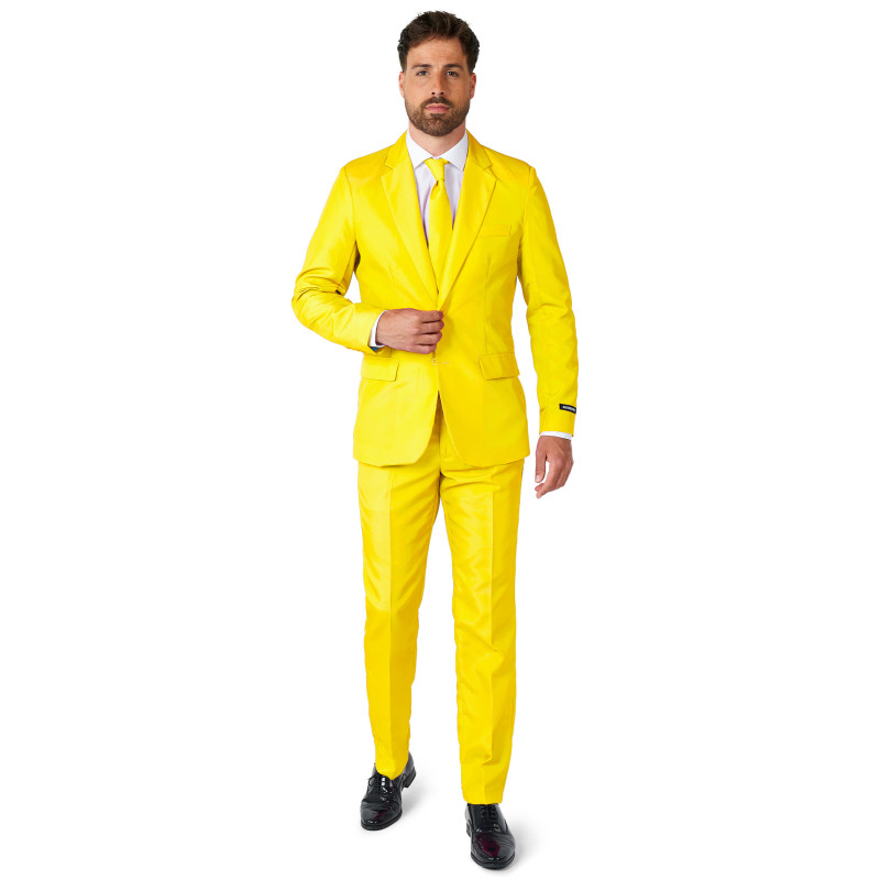 Costume Mr. Solid jaune homme Suitmeister  