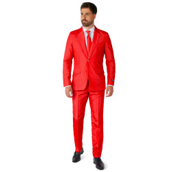 Costume Mr. Solid rouge homme Suitmeister  