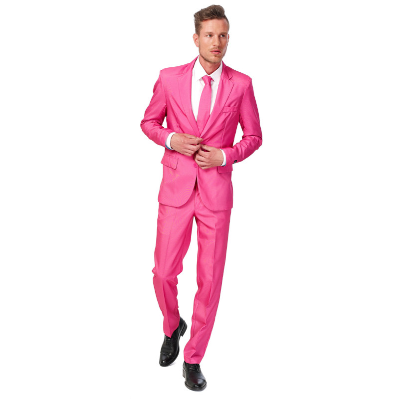 Costume Mr. Solid rose homme Suitmeister  