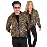Veste √† sequins l√©opard adulte  