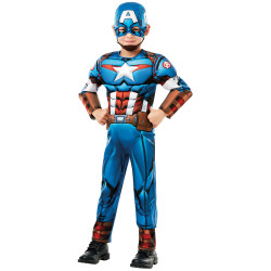 D√©guisement luxe Captain America s√©rie anim√©e gar√ßon  