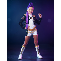 D√©guisement luxe Rumi Gold Kpop Demon Hunter fille  