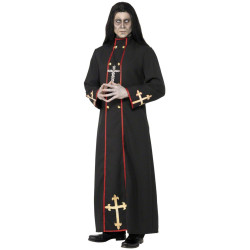 D√©guisement moine d√©moniaque homme Halloween  