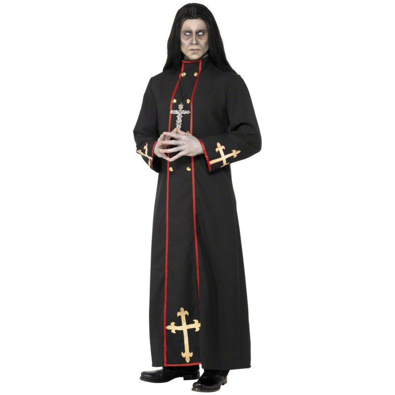 D√©guisement moine d√©moniaque homme Halloween  