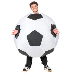 D√©guisement gonflable ballon de foot adulte  