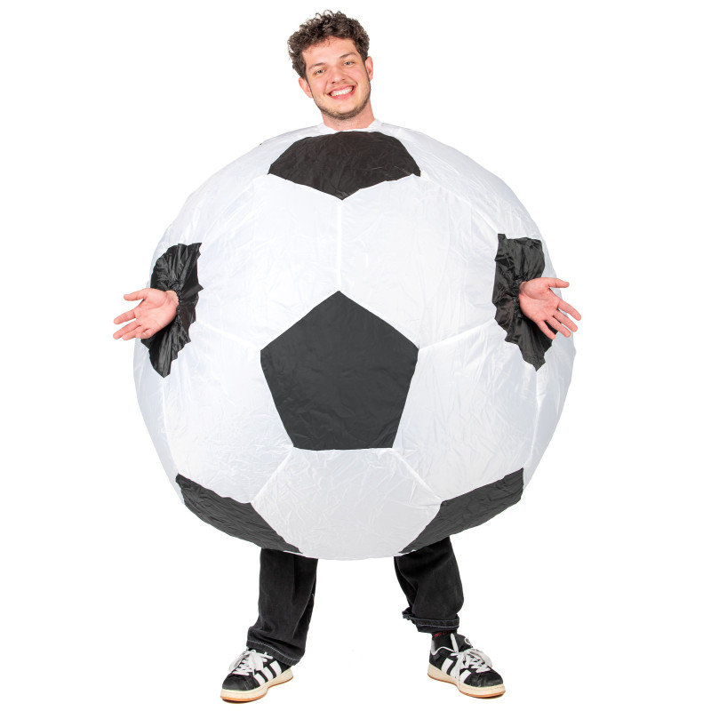 D√©guisement gonflable ballon de foot adulte  