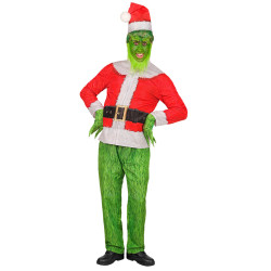 D√©guisement int√©gral monstre de No√´l grincheux adulte  