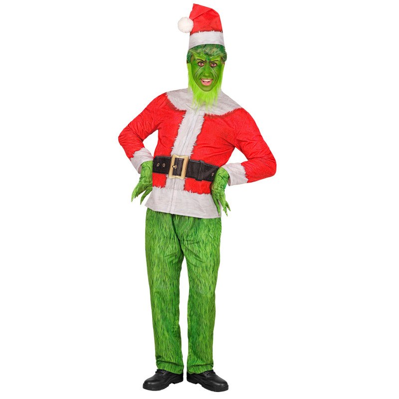 D√©guisement int√©gral monstre de No√´l grincheux adulte  