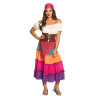 D√©guisement boh√©mienne multicolore femme  