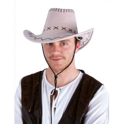 Chapeau de Cowboy Nubuck Adulte - Déguisement Cow Boy Adulte The Duck