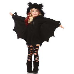 D√©guisement chauve-souris noire fille  