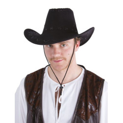Chapeau de Cowboy Nubuck Adulte - Déguisement Cow Boy Adulte The Duck