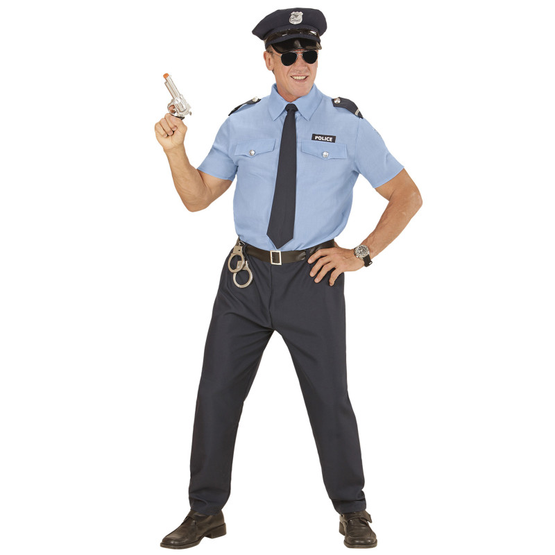 D√©guisement policier bleu grande taille adulte  