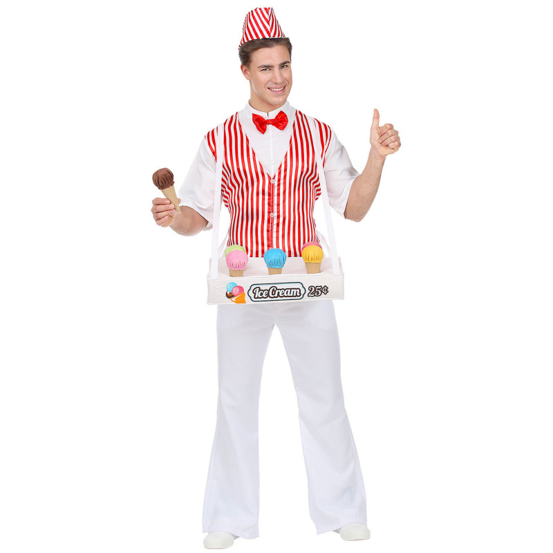 D√©guisement vendeur cr√®me glac√©e homme  