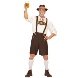 D√©guisement bavarois marron grande taille homme  
