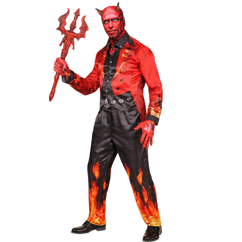 D√©guisement int√©gral diable en feu adulte  