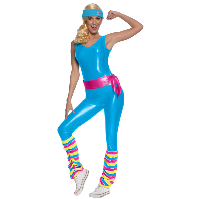 D√©guisement Barbie a√©robic femme  