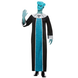 D√©guisement alien bleu homme  