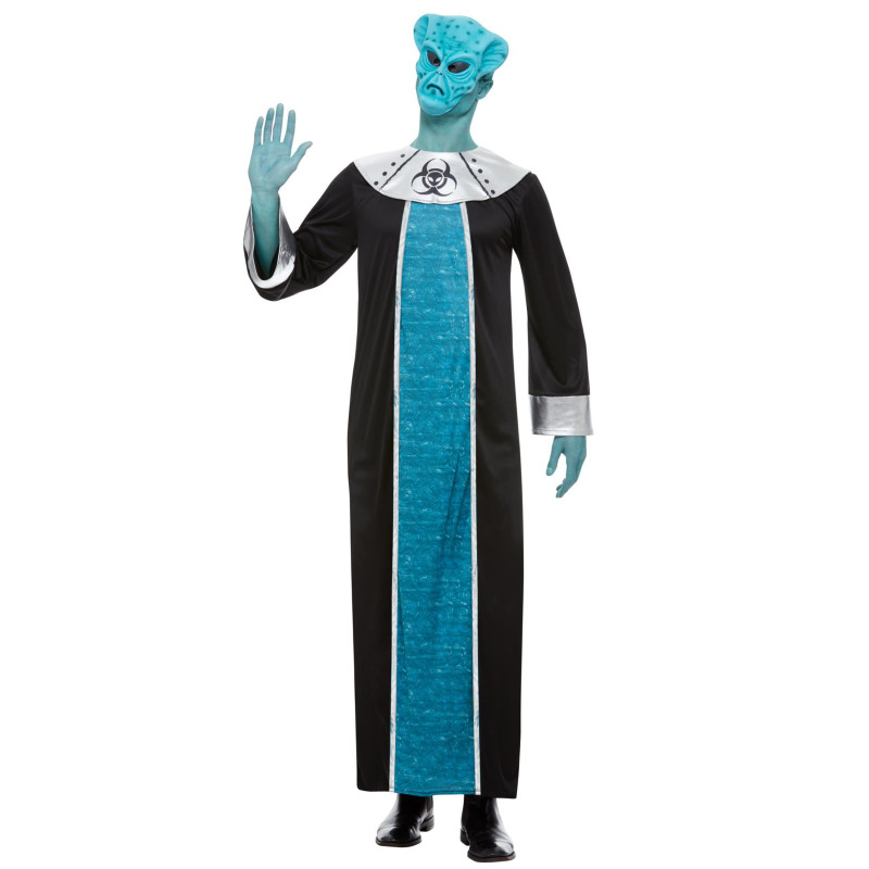 D√©guisement alien bleu homme  