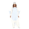 Combinaison licorne blanche et bleue adulte  