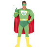 D√©guisement humoristique super h√©ros feuille de cannabis adulte  