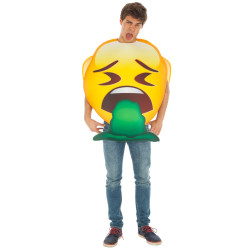 D√©guisement Emoji vomito adulte  