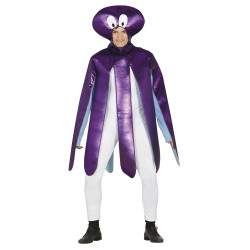 D√©guisement poulpe violet adulte  