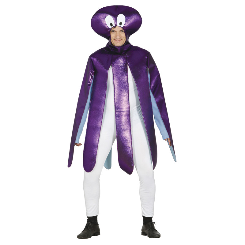 D√©guisement poulpe violet adulte  
