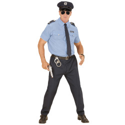 D√©guisement policier bleu homme  