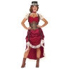 D√©guisement steampunk sexy rouge femme  