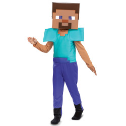 D√©guisement Steve Minecraft Enfant  