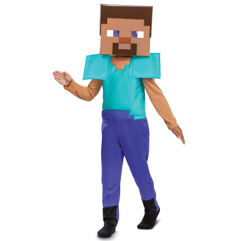 D√©guisement Steve Minecraft Enfant  