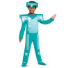 D√©guisement classique Armure de Diamant Minecraft Enfant  