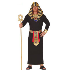D√©guisement pharaon noir et dor√© homme  