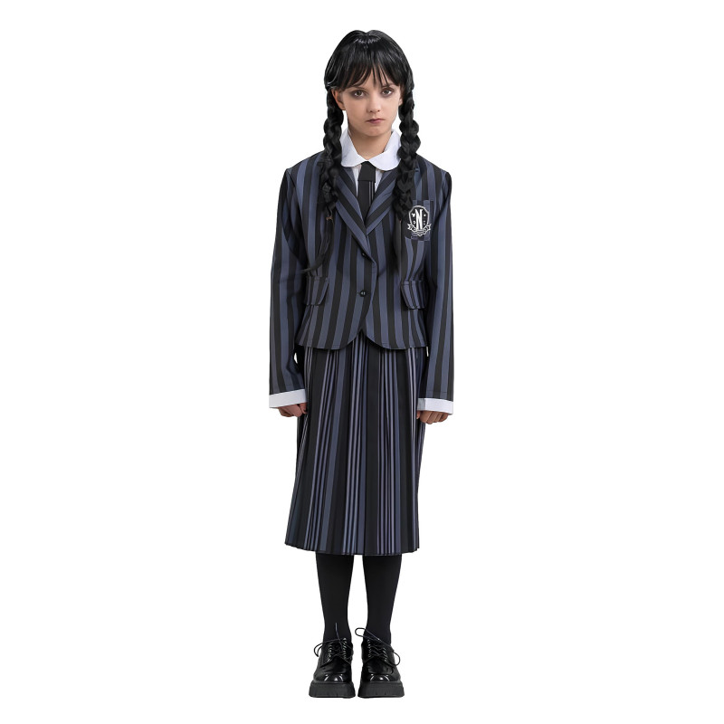 D√©guisement Uniforme Mercredi Addams Wednesday enfant  