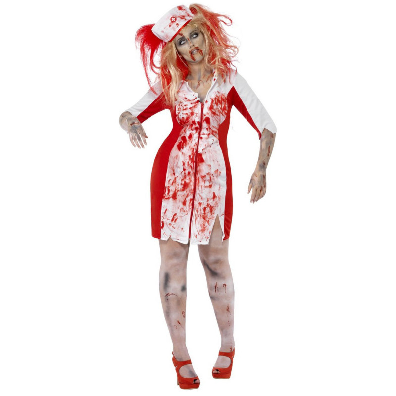 D√©guisement zombie infirmi√®re grande taille femme Halloween  